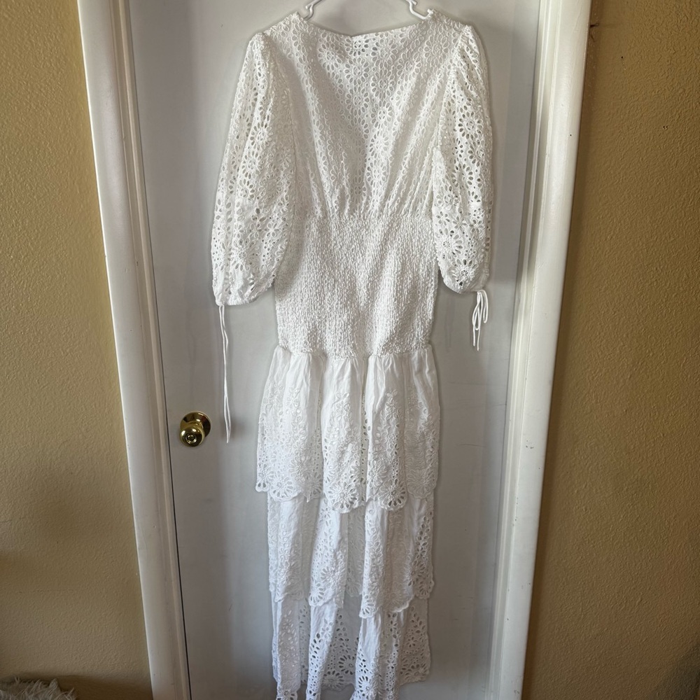 ‼️SALE‼️ Significant Other Mazie Cutout White Eyelet Maxi Dress - Picture 7 of 7
